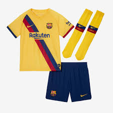 Günstige barcelona trikot kinder 2018/19,kaufen bayer leverkuse kinder heimtrikot/auswärtstrikot/langarm trikot,barcelona kinder trikot günstig. Nike Fc Barcelona 2019 20 Kleine Kinder Auswartsset Gelb Kinder Fanbekleidung Trikots
