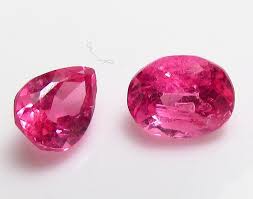 Two Fabulous Color Gemstones Rare Pink Red Color Mahenge Spinel Untreated Gems Rare Pink Red Color Gemstones