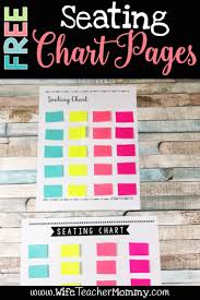 Free Seating Chart Pages The Classroom Seating Chart