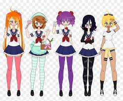 1 gameplay 1.1 kokona haruka 1.2 amai odayaka 2 trivia the player will be able to eliminate individual rivals by learning about their dark secret and exploiting it. Rivals Yandere Simulator Kisekae Yandere Simulator Rivals Hd Png Download 2000x1500 6446770 Pngfind