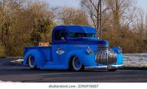 Image result for Blue 1946 Truck