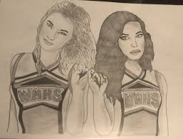 Santana Brittany Glee Pencil Drawing Drawings Art Drawings Art