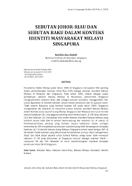 We did not find results for: Pdf Sebutan Johor Riau Dan Sebutan Baku Dalam Konteks Identiti Masyarakat Melayu Singapura