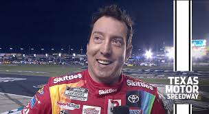 Nascar driver kyle busch celebrates after winning a race in new hampshire on july 19. Kyle Busch On Late Race Nerves It S Like Winning A Championship Nascar En Espanol