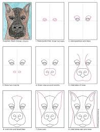 How To Draw A Doberman Dog Art Projects For Kids Classroom Art Projects Kids Art Projects Art Projects