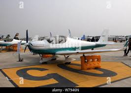 A Skyleader 600 aircraft developed by Zall Aviation Industry (Wuhan) Co. is  on display during the first FAI World Fly-in Expo (WFE) in Wuhan city, cen  Stock Photo - Alamy