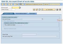 learn how to create an sap general ledger account for coa