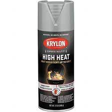 Krylon Aluminum Color 12 Oz Net Fill Satin High Heat Metallic Spray Paint 00264861 Msc Industrial Supply