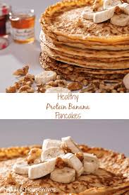 healthy protein banana pancakes recipe