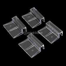 4x Aquarium Fish Tank Plastic Clips Glass Cover Strong Support Holders Free Shipping 6mm 8mm 10mm 12mm Glass Aquarium Fish Tank Plastic Fish Tank Fish Tank