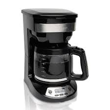 The hamilton beach programmable grind and brew 12 cup coffee maker offers two ways to brew. Hamilton Beach Programmable Coffee Maker 46295c The Home Depot Canada