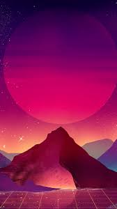 Download 750x1334 Wallpaper Terrain Vaporwave Moon Mountains Landscape Art Iphone 7 Iphone 8 750x1334 Hd Image Background 23290 Female anime character, neon genesis evangelion. download 750x1334 wallpaper terrain
