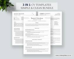 Cv Bundle For Ms Word Cv Templates Minimalist Curriculum Vitae Cover Letter 1 3 Page Professional Resume Functional Resume Student Resume Instant Download Daniel Cv Bundle Cvtemplates Co Nz