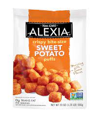 Alexia Crispy Bite Size Sweet Potato Puffs Non Gmo Ingredients 20 Oz Frozen Walmart Com