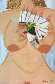 Indian Titties Painting by Nicholas Conlon | Saatchi Art