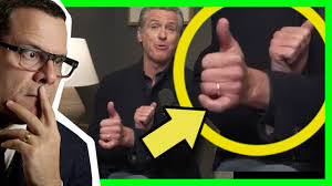 Here's why Gavin Newsom can't control his hand gestures