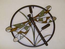 Outdoor Metal Wall Art Dragonfly Wall Hanging Metal Art Garden Home Decor Landscape Metal Art Dragonfly Metal Wall Art Outdoor Metal Wall Art