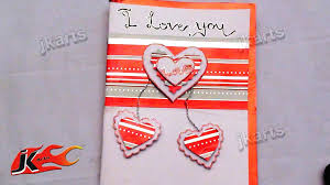 40 funny ways to say i love you while there must be 50 ways to leave your lover; Diy How To Make I Love You Greeting Card 1 Jk Arts 150