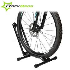 Rockbros Portable Double Pole Bicycle Rack Repair Support Frame Mtb Rack Display Stand Bike Repair Stand Bike Repair Diy Bike Rack