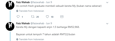 Hadamkan perkongsian sempoi tapi padu tuan harith faisal ini. Jumlah Kerugian Yang Mungkin Fresh Grad Alami Jika Beli Kereta Baru