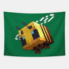 Browsing all 27 images + add an image. Pixel Bee Minecraft Tapestry Teepublic