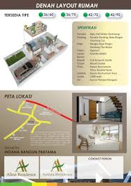 Floor plans are the layout designs of a house drawn to scale. Dijual Rumah 1 Setengah Lantai Harga Perdana Di Setu Bekasi Ngiklanlaku