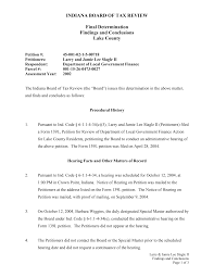 INDIANA BOARD OF TAX REVIEW