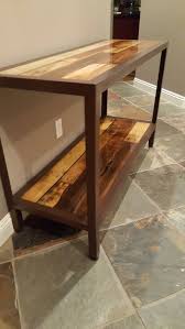 Industrial Style Entry Table Etsy Wood Entry Table Entry Table Metal Furniture