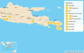How big is the strait between java and bali? Indonesia Travel Maps Maps To Help You Plan Your Indonesia Vacation Kimkim