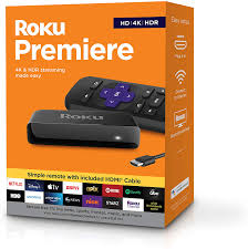 It's easy to get started—just plug it into your tv with the included. Amazon Com Roku Premiere Hd 4k Hdr Streaming Media Player Simple Remote And Premium Hdmi Cable Electronics