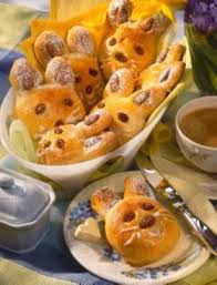 Lustige Osterhasen Brotchen Rezept Stuck Mehl Trocken Hefe Zucker Vanillin Zucker Salz Margarine Milch Ei Rosinen Haut Eigelb Schlagsahne Rezepte Essen Lecker