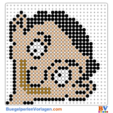 Bugelperlen Vorlagen Vom Mr Bean Zum Herunterladen Und Ausdrucken Bugelperlen Bugelperlen Vorlagen Bugelperlen Motive