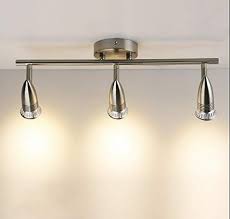 Ceiling or downlight spotlights in technical jargon are lighting fixtures. Yosoan Lighting Brushed Chrome 4 Way Led Ceiling Spot Lights Adjustable Spotlight For Kitchen Dining Room Living Room Bedroom Hallways Restaurant Animatolka Pl