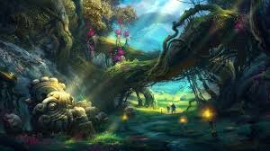 44 Fantasy Forest Wallpaper Hd On Wallpapersafari Humanity has long left the virgin forests, and for the most part magical forest background purple is a 2048x1152 hd wallpaper picture for your desktop, tablet or smartphone. 44 fantasy forest wallpaper hd on