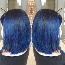 Deep Blue Hair Inspired By Marinette From Miraculous With Redken City Beats Deep Blue Hair Redken City Beats Redken