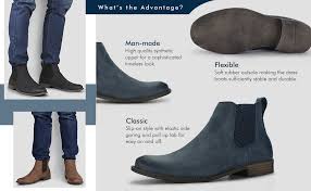 But it wasn't until the 70s that it was given a rugged dm's overhaul. Amazon Com Hawkwell Men S Dress Casual Chelsea Boot Chukka Ankle Boots Chelsea