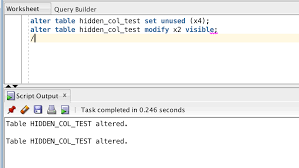 Check spelling or type a new query. Invisible Columns In Oracle Database 12c Simple Talk