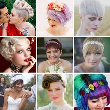 Either way, find your perfect match below! Wedding Hairstyle Ideas For Brides With Short Hair Rock N Roll Bride