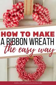 See more ideas about crafts, circular weaving, macrame diy. How To Make A Ribbon Wreath The Easy Way A Well Purposed Woman