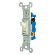Your light should now be on. Grounding Single Pole Toggle Light Switch Light Almond