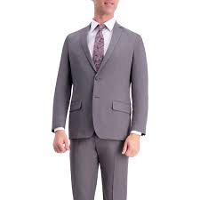 Mens Haggar Active Series Heather Slim Fit Suit Jacket