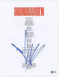 In my eyes indisposed in disguise as no one knows hides the face lies the snake the sun in my disgrace boiling heat summer stench neath the black the sky looks dead call my name through the scream and ill hear you scream again. Chris Cornell Signed Soundgarden Black Hole Sun 8x10 Lyrics Photo Beckett Coa Pristine Auction