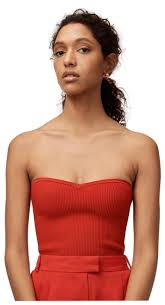 Find new and preloved aritzia women's items at up to 70% off retail prices. Aritzia Red Babaton Olaf Knit Tube Tank Top Cami Size 2 Xs Tradesy