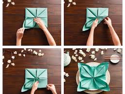 1001 Idees Creatives De Pliage De Serviette Pour Mariage Pliage Serviette Pliage Serviette Fleur De Lotus Pliage Serviette Fleur
