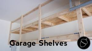 This is overhead diy garage storage plan which would require you to spend around 5 hours and total cost would be around $210. How To Build Garage Shelves The Best Way Youtube