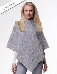 Hayfield aran ponchos knitting pattern 9683. Aran Poncho Cable Knit Poncho Irish Poncho Glenaran