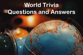 Wherever you are in a picnic, family tour, even, or gallery, you can find these common trivia questions and answers praiseworthy and amazing pal for. World Trivia Questions And Answers Topessaywriter