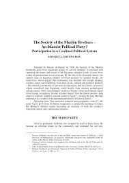Descargar videos en línea gratis | videosolo. Pdf The Society Of The Muslim Brothers An Islamist Political Party Participation In A Confined Political System
