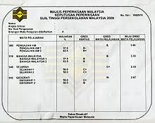 However, the as and a. Malaysian Higher School Certificate Wikipedia