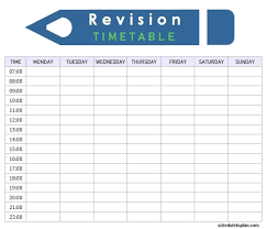 Revision Timetable Template Printable Free Study Planner For Students In 2021 Revision Timetable Template Timetable Template Revision Timetable